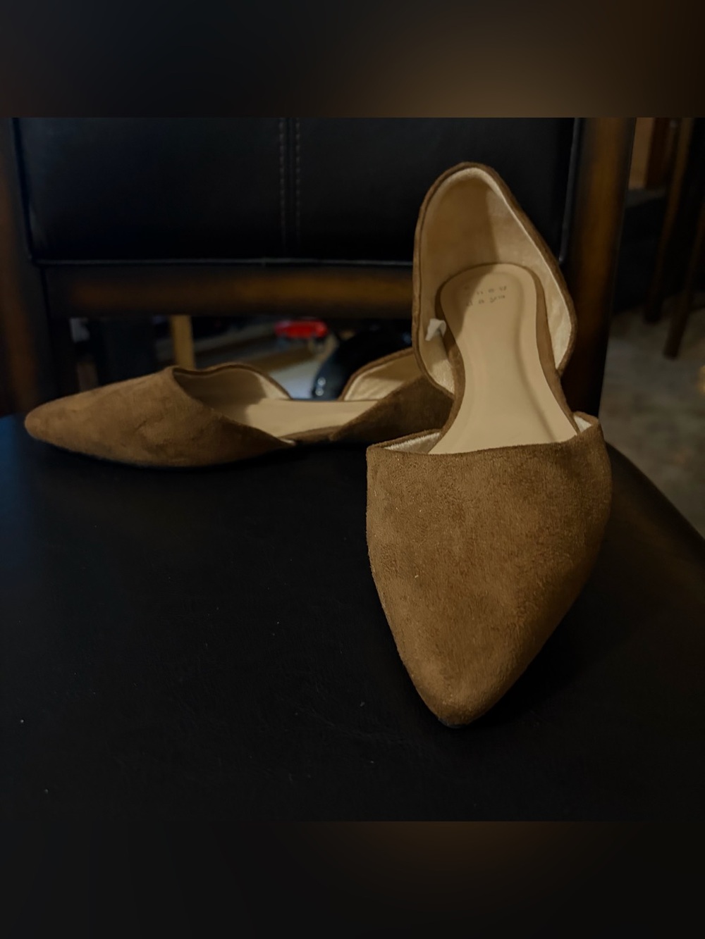 A New Day Julie Ballet Flats With Memory Foam Size 9 
Brown - Pointed - Shoe